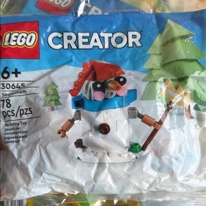 Lego Creator Snowman Building Set - Red, Blue, White